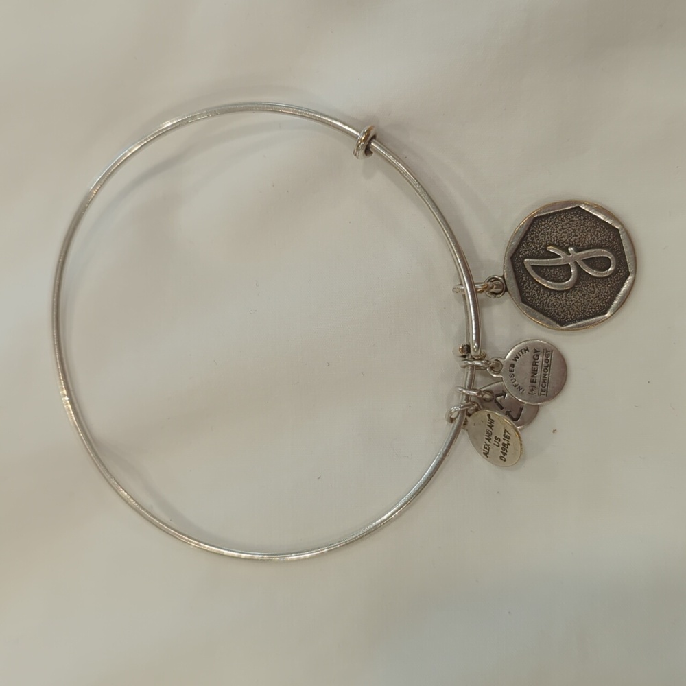 Alex and Ani Initial Charm Bracelet - J